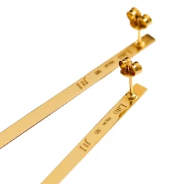 Linear Square earrings