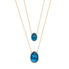 Luna Escapulario diamond necklace