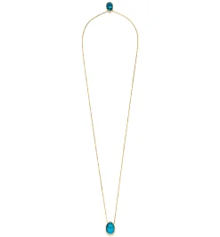 Luna Escapulario diamond necklace