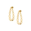 Medium oval chain hoops