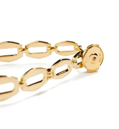 Medium oval chain hoops