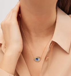 Mexican Petit Bleu diamond necklace
