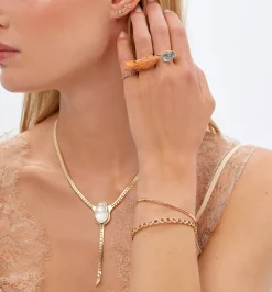 Mini cardio left earring