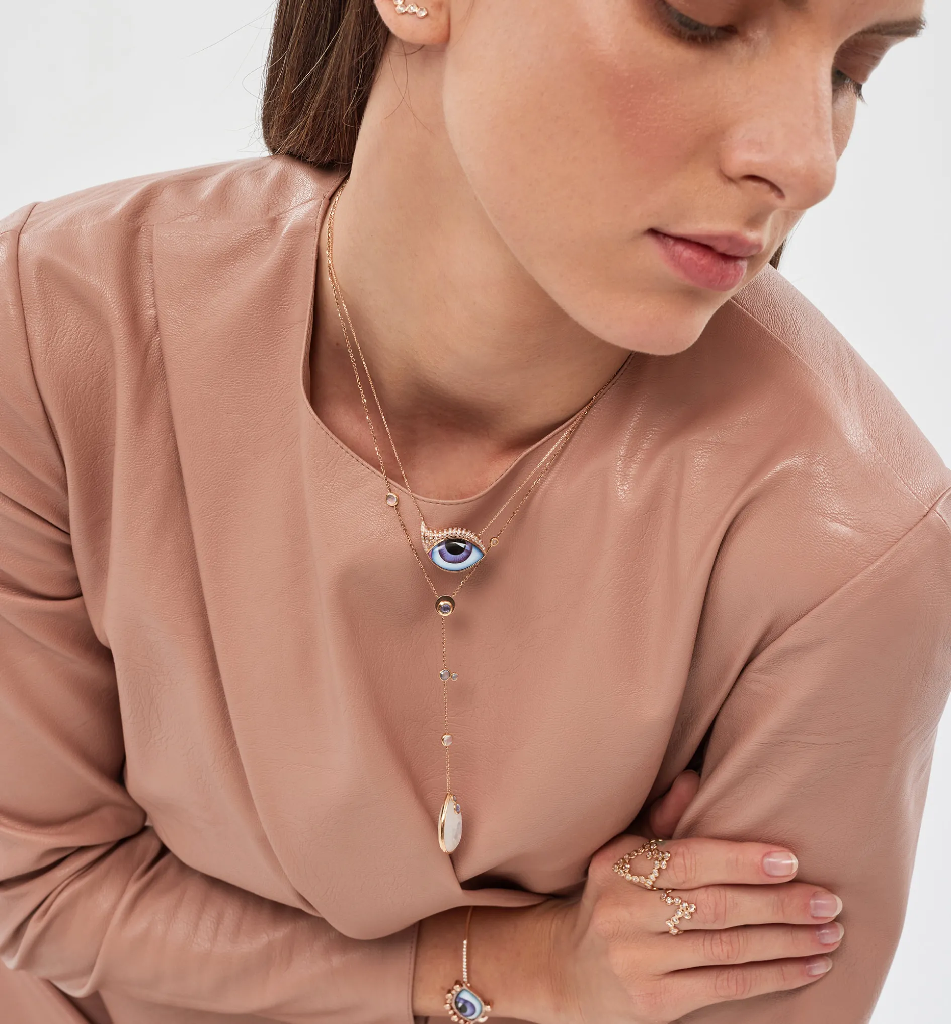 Mini cardio right earring