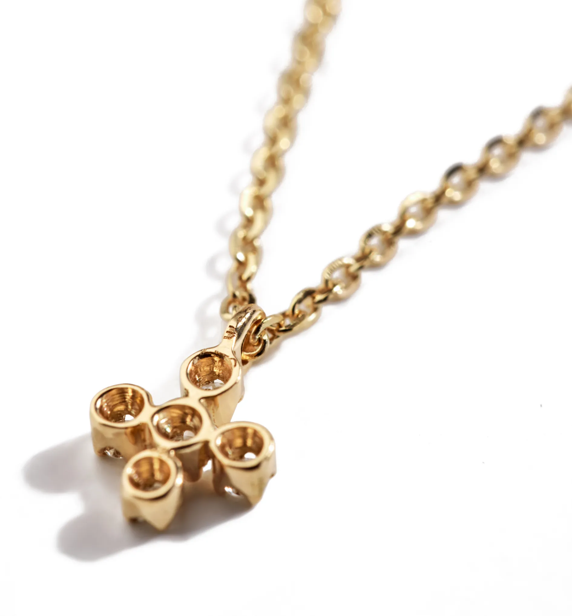 Mini Diamond Cross necklace