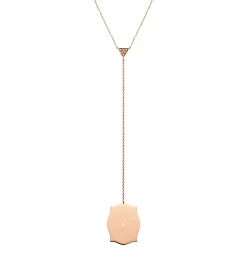 Mirror diamond necklace