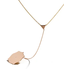 Mirror diamond necklace