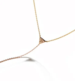 Mirror diamond necklace