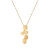 Multi shaped diamond necklace with Araki#2 handmade chain