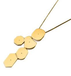 Multi shaped diamond necklace