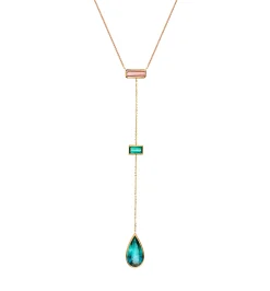 Necklace with Semi Precious Stones