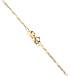 Octagon diamond line necklace