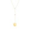 Octagon diamond necklace