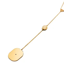 Octagon diamond necklace