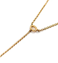 Octagon diamond necklace