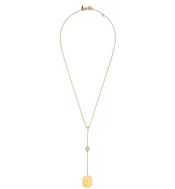 Octagon diamond necklace
