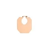 Octagon earring