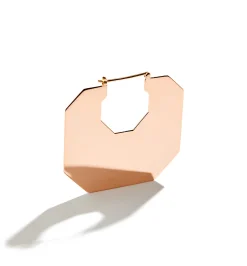 Octagon earring