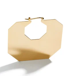 Octagon earring