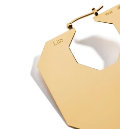 Octagon earring