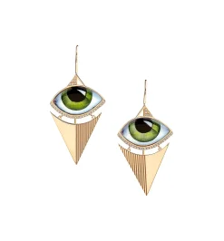 Osiris Grand Vert pair of diamond earrings