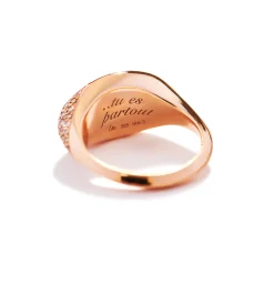 Petit Ambre chevalier diamond ring
