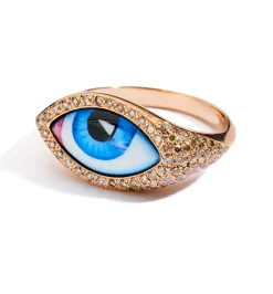 Petit Bleu chevalier diamond ring