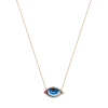 Petit Bleu diamond and ruby necklace