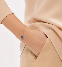 Petit Bleu diamond and sapphire bracelet