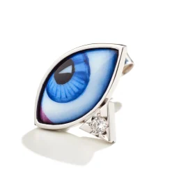 Petit Bleu diamond earring
