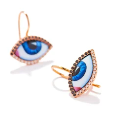 Petit Bleu diamond earrings