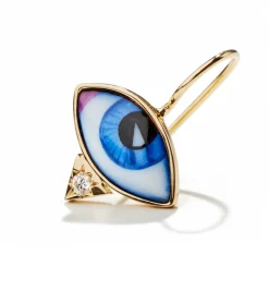 Petit Bleu diamond earring