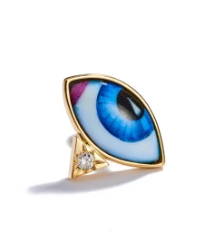 Petit Bleu diamond earring