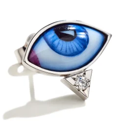 Petit Bleu diamond earring