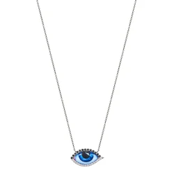 Petit Bleu diamond necklace