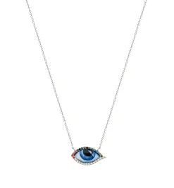 Petit Bleu diamond necklace