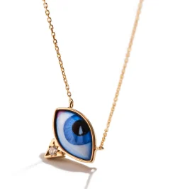 Petit Bleu diamond necklace