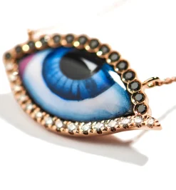 Petit Bleu diamond necklace