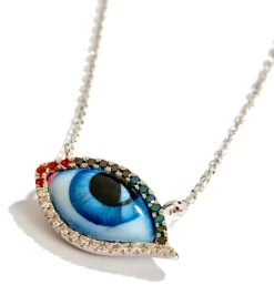 Petit Bleu diamond necklace