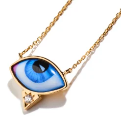Petit Bleu diamond necklace