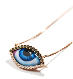 Petit Bleu diamond necklace