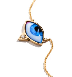 Petit Bleu diamond necklace