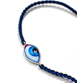 Petit Bleu macrame bracelet Pour Homme