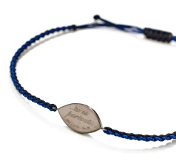 Petit Bleu macrame bracelet Pour Homme