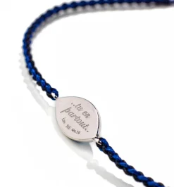 Petit Bleu macrame bracelet Pour Homme