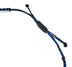 Petit Bleu macrame bracelet Pour Homme