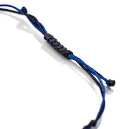 Petit Bleu macrame bracelet Pour Homme
