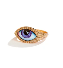 Petit Mauve chevalier diamond ring