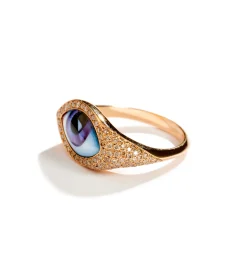 Petit Mauve chevalier diamond ring
