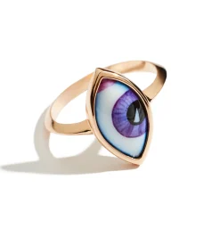 Petit Mauve chevalier ring